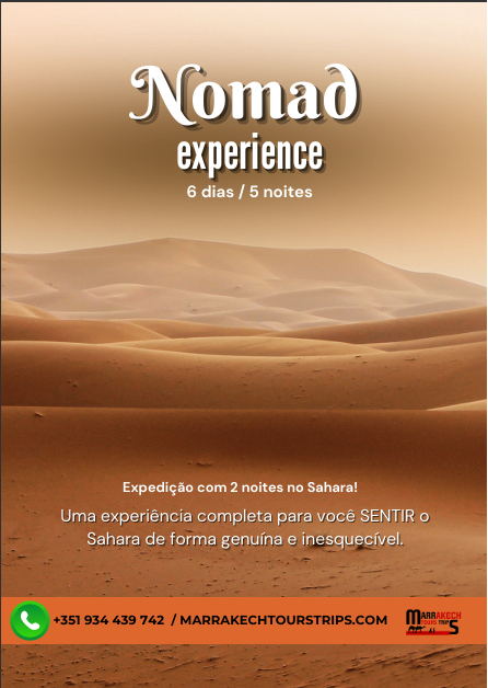 Nomad Experience Tour: 6 days/5 nights (two nights in the Sahara Desert)